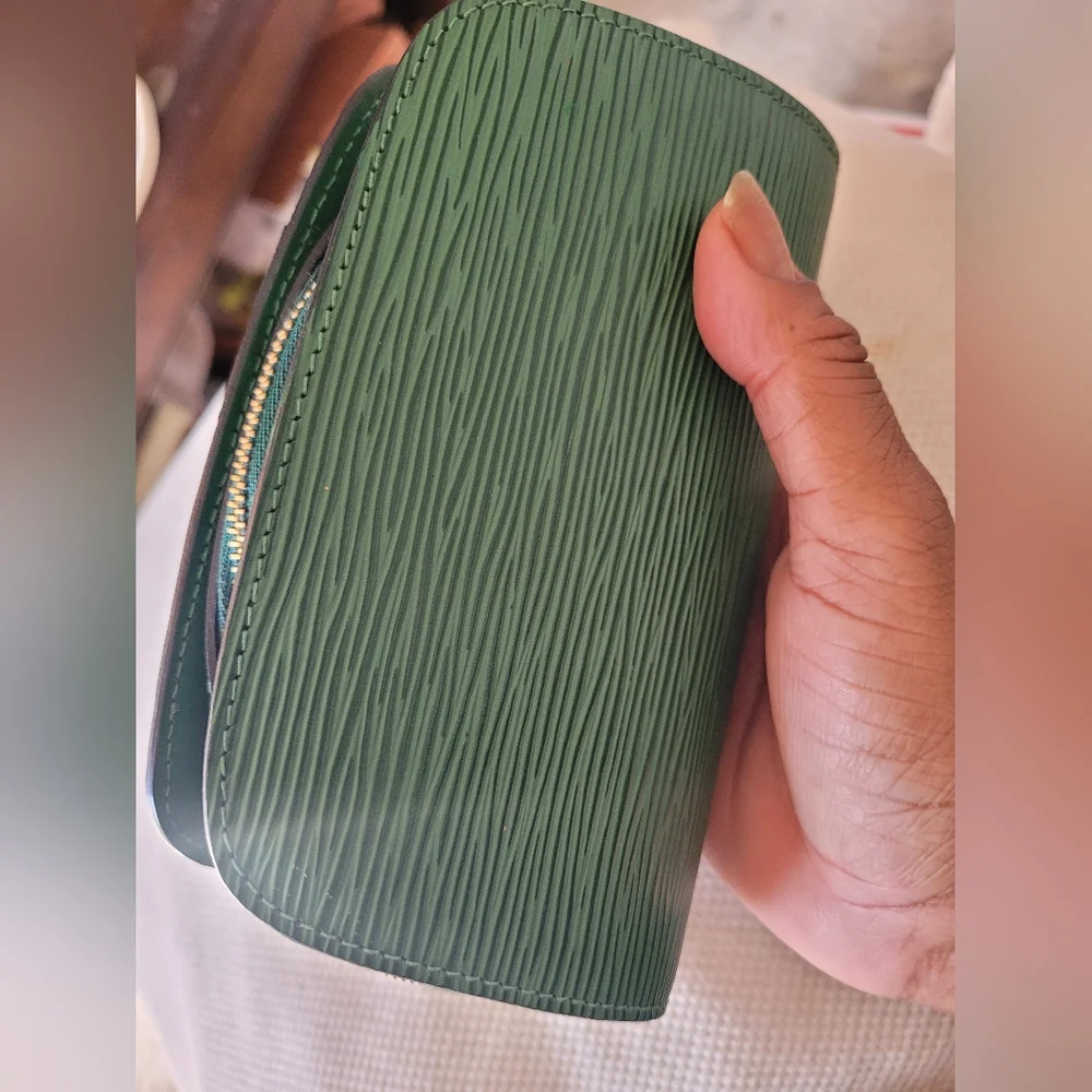 Louis Vuitton Epi Dauphine PM Cosmetic Pouch Green